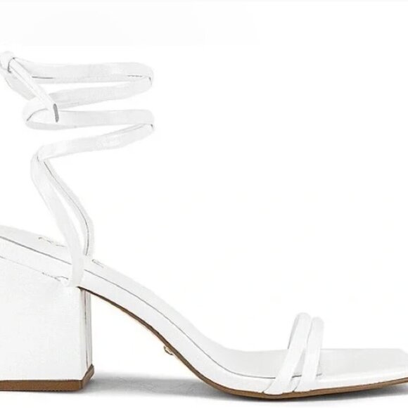 Raye Ibiza Heels White Size 10 - Picture 1 of 6